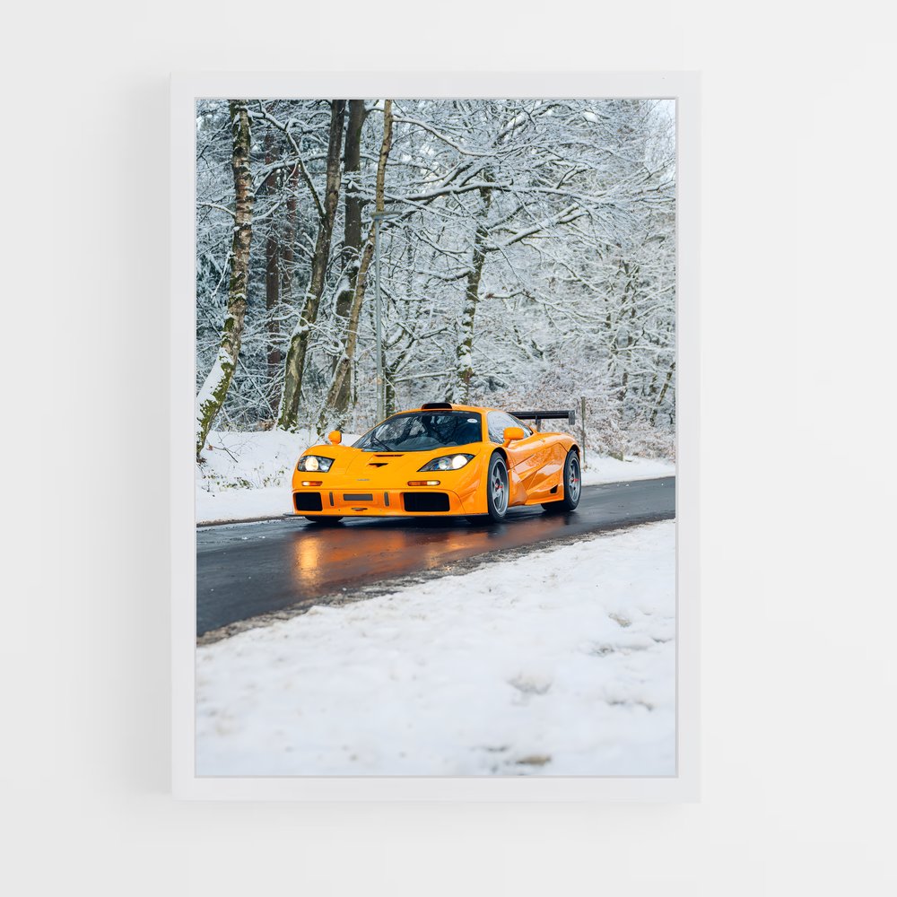 Poster Piste Glacée – affiche Mclaren (vue 3)